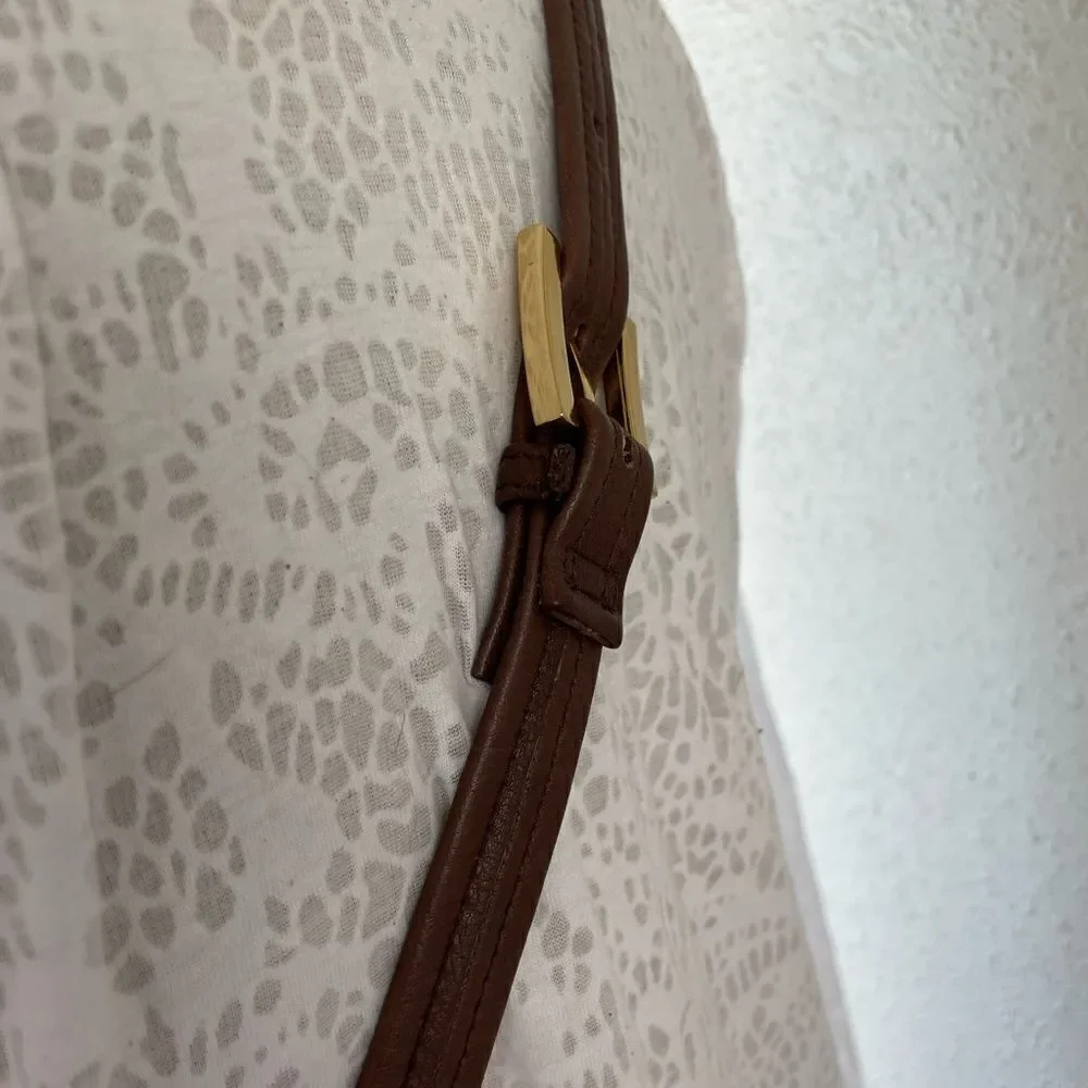 Leather Shoulder Purse EUC